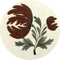 Faiencerie de Longwy-Corpus faïence fine XIXe s. Logo